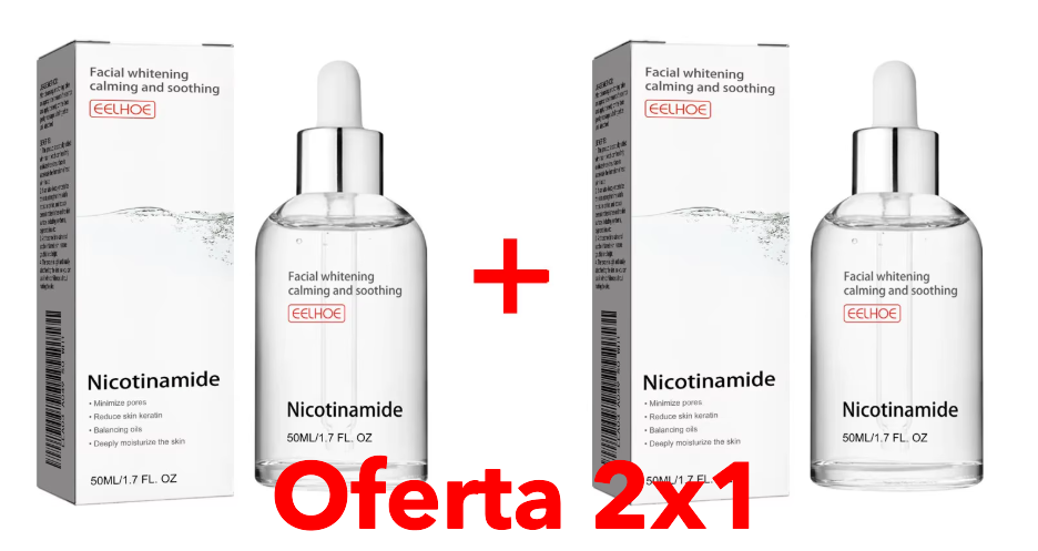 ✨OFERTA 2X1 ✨          Serum Facial con Nicotinamida, para el Cuidado de la Piel.